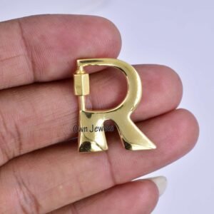 R letter carabiner screw lock