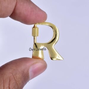 R letter carabiner screw lock