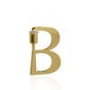 b letter screw Lock pendant,